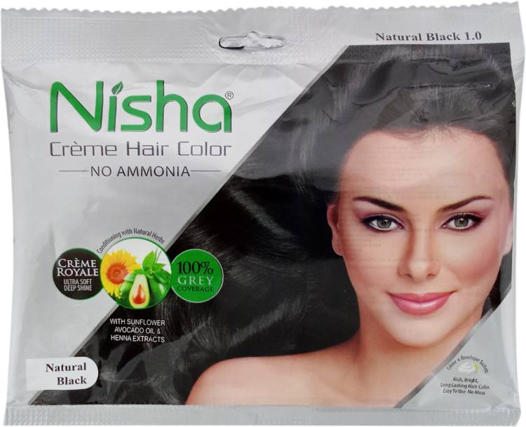 Nisha Creme , Natural Black 1.0 Price in India