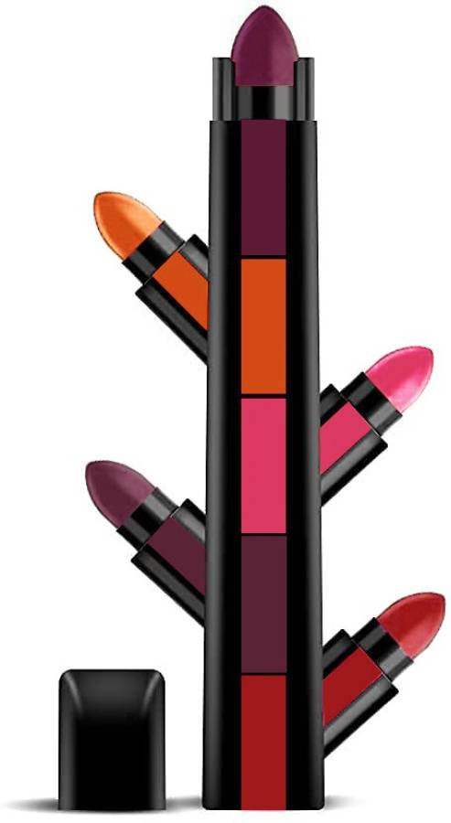 RONZILLE Fab 5 Step Lipstick 5 in 1 new stylish Lipsticks Shade C Price in India
