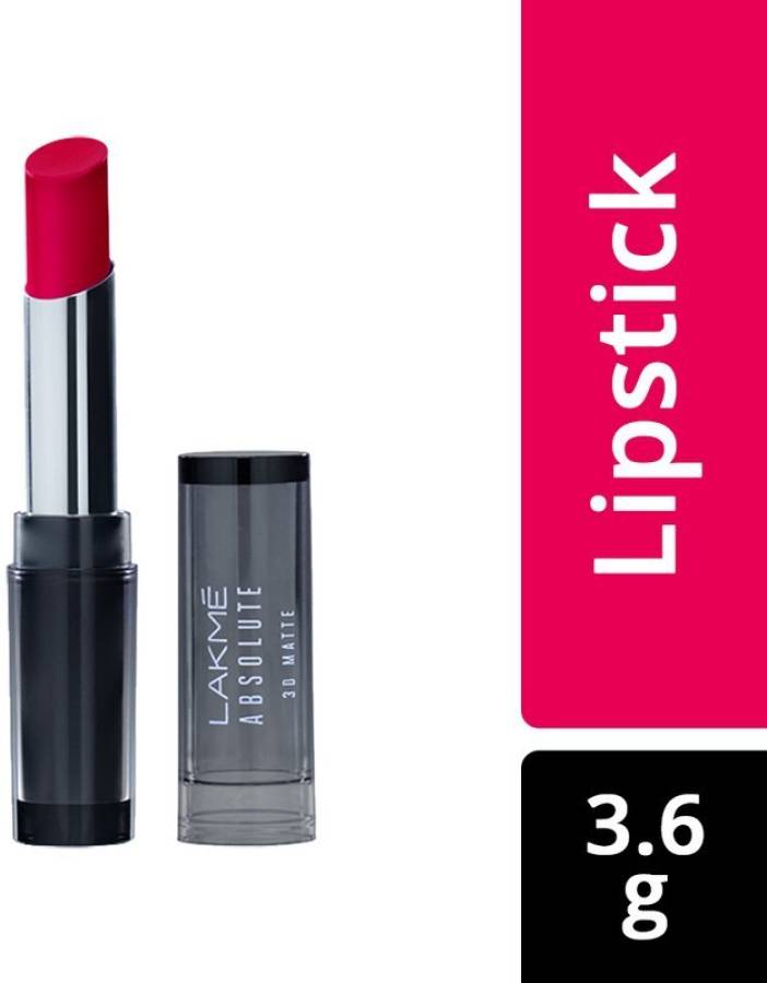 Lakmé Absolute 3D Matte Lipstick Pink Passion 05 Price in India