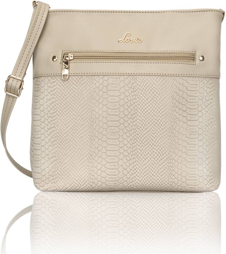 Beige Women Sling Bag - Extra Spacious Price in India