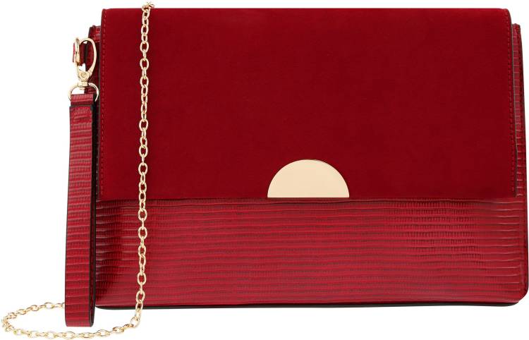 Party Red  Clutch  - Regular Size Price in India