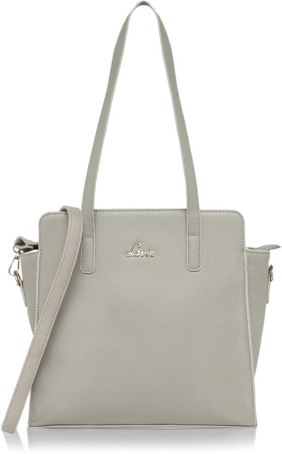 Women Grey Satchel - Extra Spacious Price in India