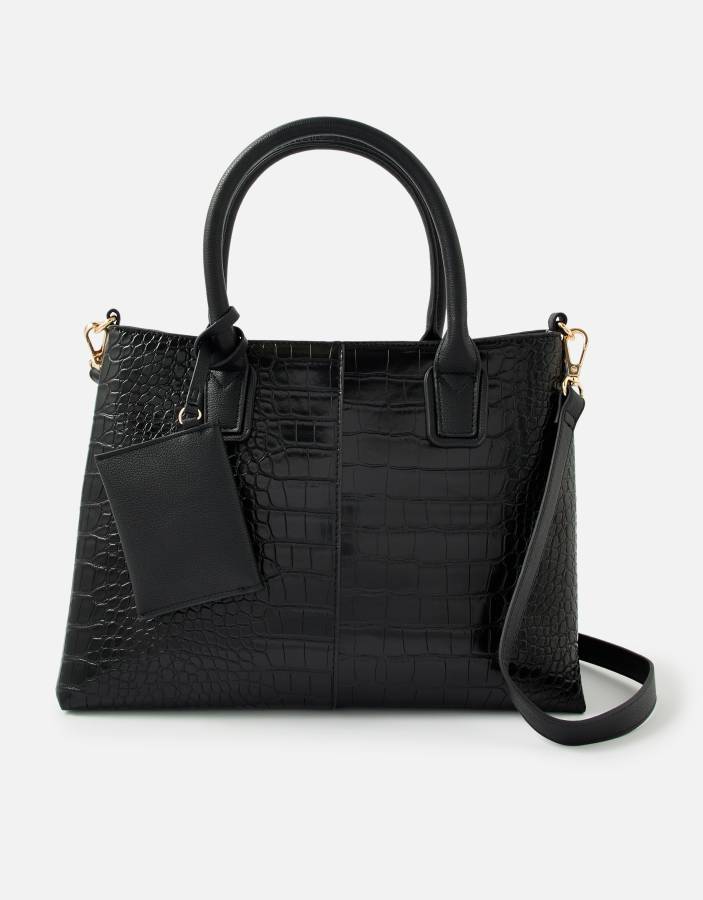 Women Black Hand-held Bag Price in India