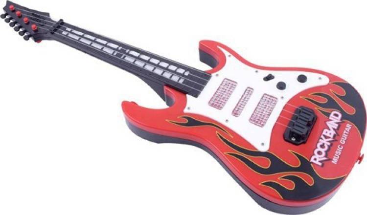 Tenmar Rockband Music Guitar (Red and Black)