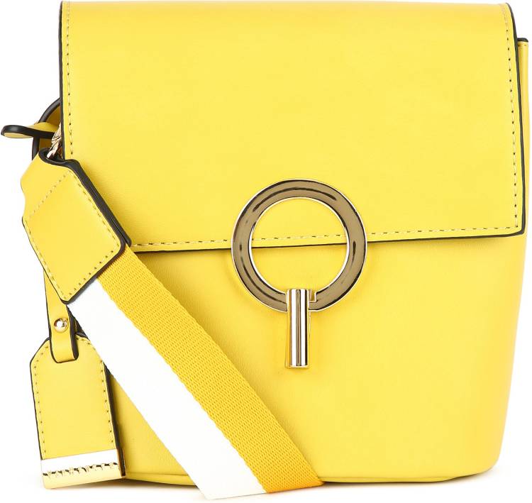 Yellow Women Sling Bag - Mini Price in India