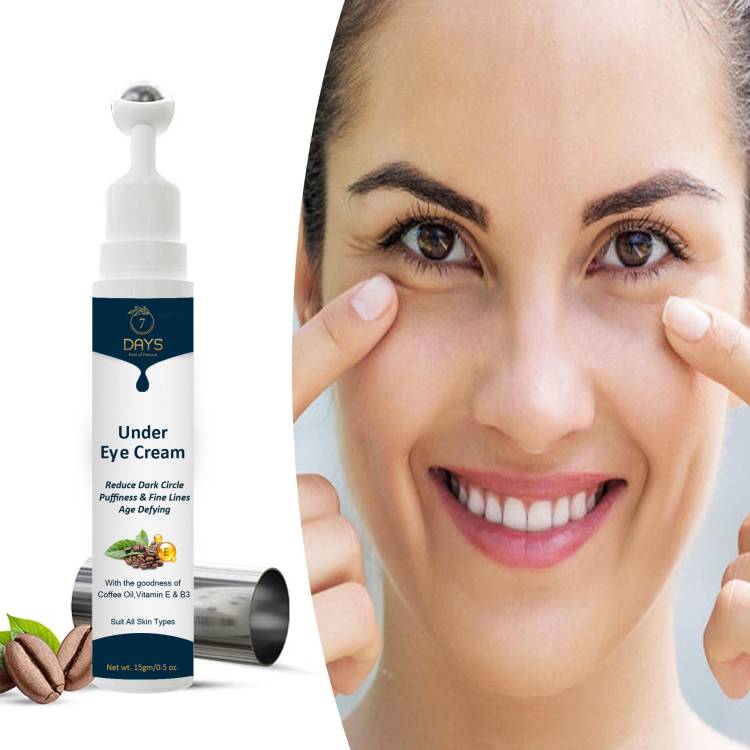 7 Days Under Eye Cream for Dark Circles , Fine lines & Puffy eyes Vitamin E Price in India