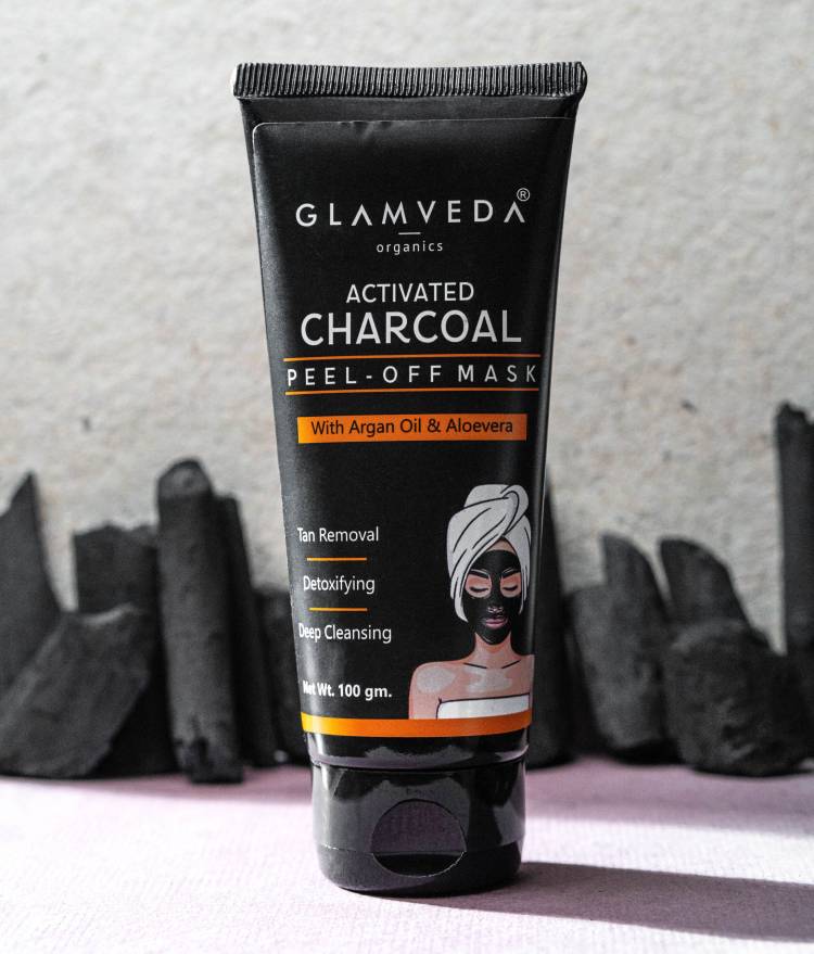 GLAMVEDA WOMEN Activated Charcoal Blackhead removal Peel Off Mask | For Detox & Tanning Removal Price in India