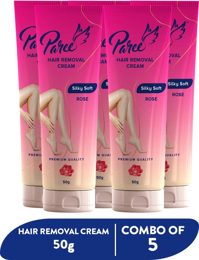 Paree Hair Removal Cream for Women | Silky Soft Smoothing Skin with Rose Extract Cream Price in India