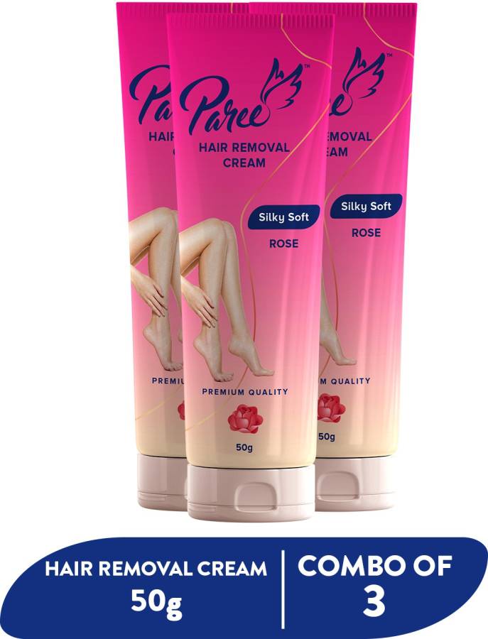 Paree Hair Removal Cream for Women | Silky Soft Smoothing Skin with Rose Extract Cream Price in India