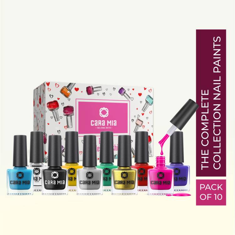 CARA MIA by Flipkart Ooh La La Nails Enamel Multicolor Price in India