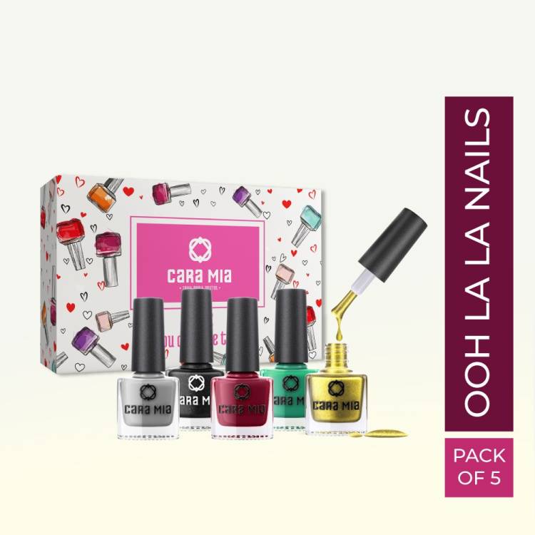 CARA MIA by Flipkart Ooh La La Nails Enamel Multicolor Price in India