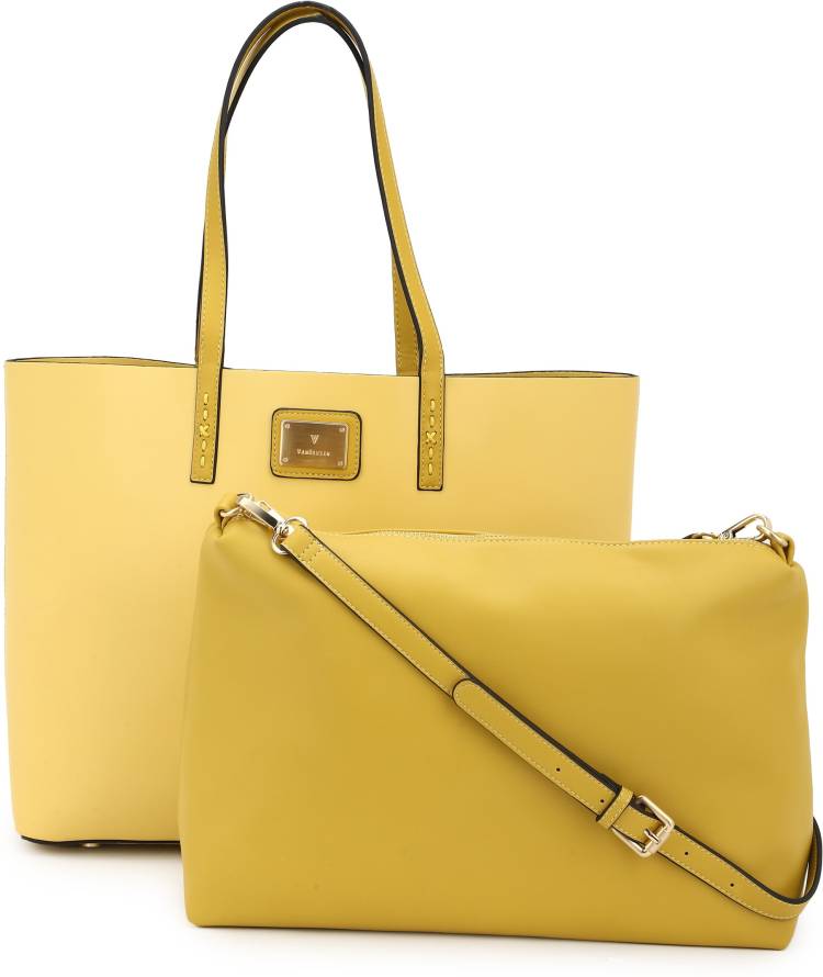 VAN HEUSEN Yellow Sling Bag Sling Bags Yellow - Price in India