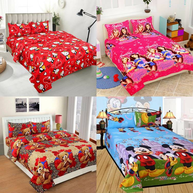 Sycenic Creations 148 TC Polycotton Queen Cartoon Bedsheet Price in India, Full Specifications & Offers Sycenic Creations 148 TC Polycotton Queen Cartoon Bedsheet Price in India, Full Specifications & Offers