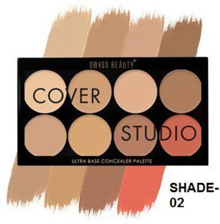 SWISS BEAUTY Cover Studio Ultra Base Concealer Palette - 002 Concealer Price in India