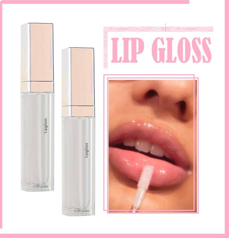 Latixmat Amazing glossy formulated & Nourishing & Hydrating Fluffy lip gloss combo of 2 Price in India