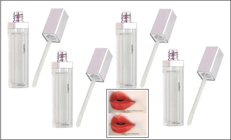 Latixmat Amazing glossy formulated & Nourishing & Hydrating Fluffy lip gloss combo 4 Price in India