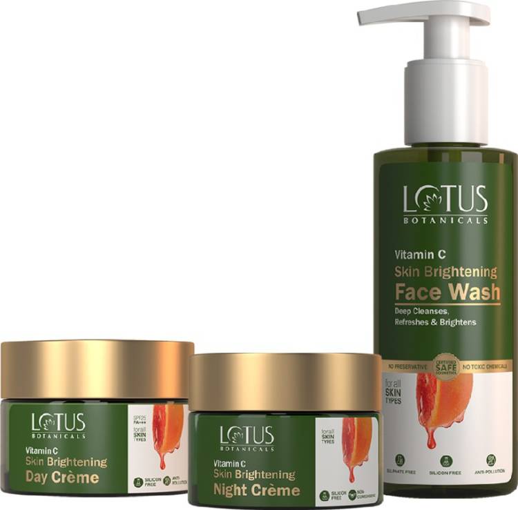 Lotus Botanicals Day & Night Pack | Vitamin C | Face Wash | Day Cream | Night Cream Combo Pack Price in India