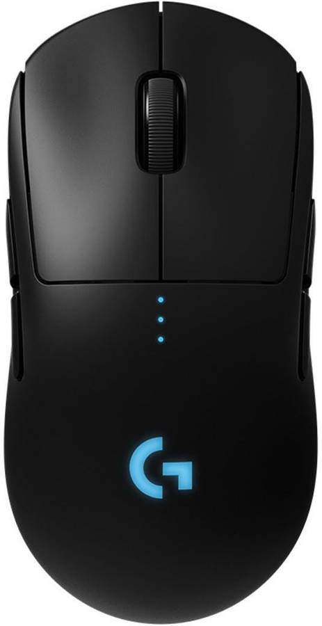 Logitech Pro/Onboard Memory/Ultra-Light weight(80gm)/8 progammable buttons,upto 25600 DPI Wireless Optical  Gaming Mouse