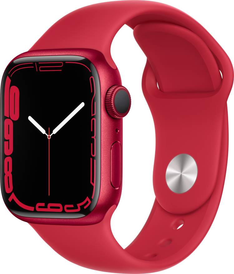 APPLE Watch Series7 (GPS, 41mm) - (PRODUCT)RED Aluminium Case-(PRODUCT)RED Sport Band Price in India