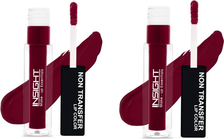 Insight Non Transfer Waterproof Liquid Lip Color (LG40-20) (Pack Of 2) Price in India