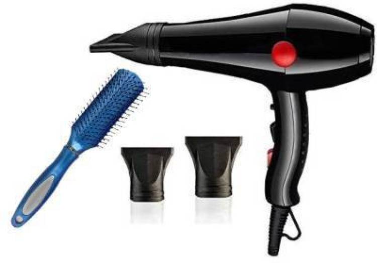 BK 10 IMPORT & EXPORT 2 IN 1 PROFESSIONAL SERIES SALON Hair Dryer With Round Rolling Curling Comb / Styling Hair Brush Hair Dryer Price in India