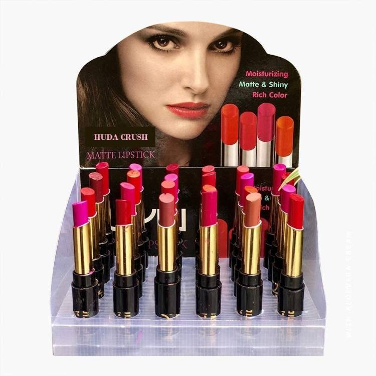 HUDA CRUSH BEAUTY N.Y.N. Originals 24Pcs Combo Pack of Matte Lipsticks for Women Price in India