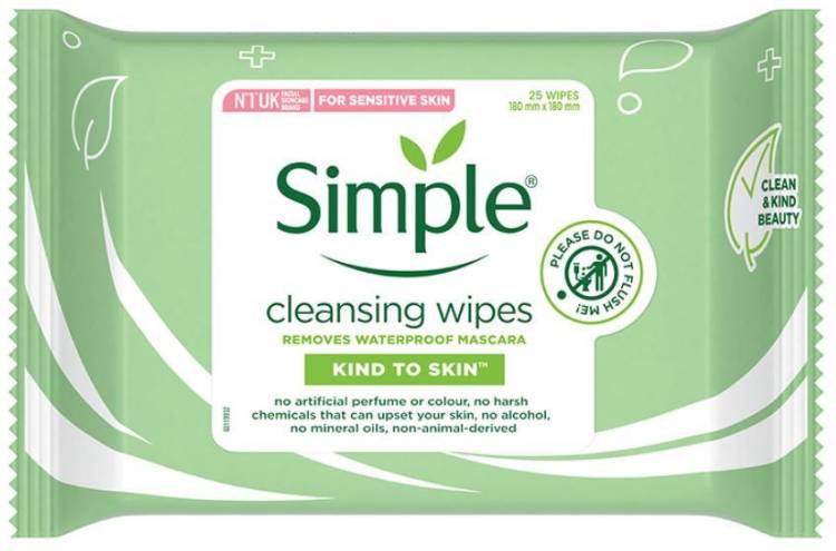 Simple Kind to Skin Cleansing Facial Wipes Price in India