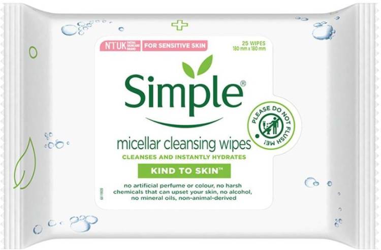 Simple Kind to Skin Micellar Cleansing Wipes Price in India