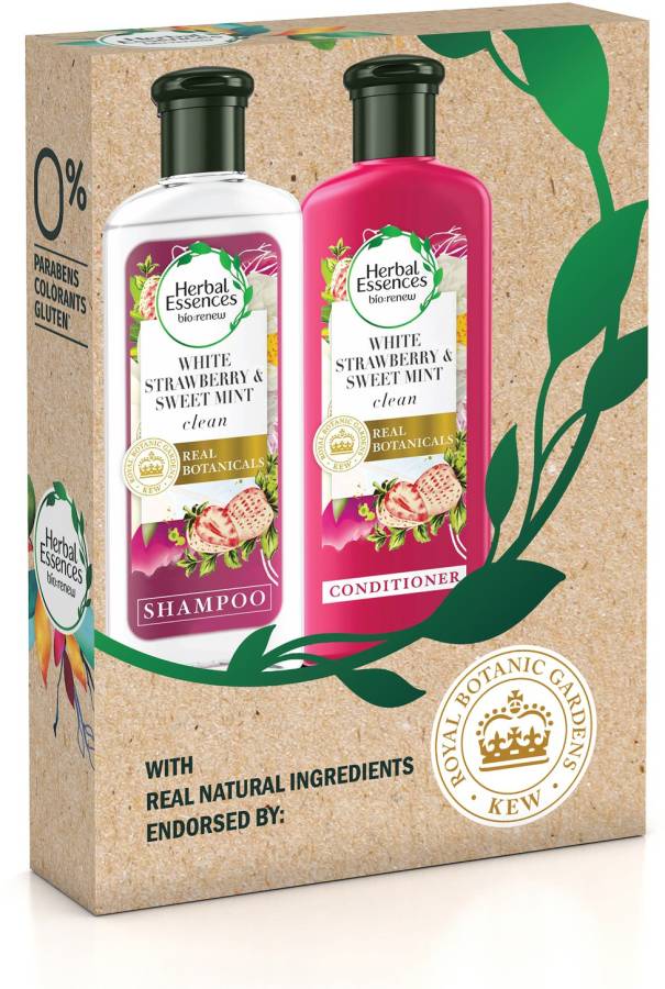 Herbal Essences White Strawberry & Sweet Mint Shampoo & Conditioner Combo Price in India