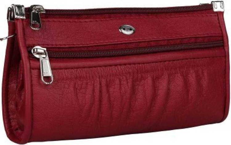 Party Maroon  Clutch Price in India