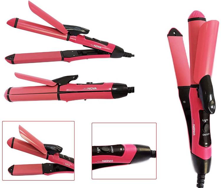 BKS TRADERS Nova Ceramic 2 in 1 Hair Straightener and Curler BKS-1004 Hair Styler Price in India