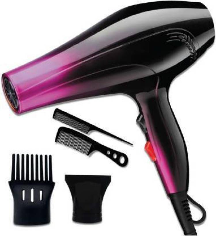 GLOWISH PROFESSIONAL STYLISH SALON HAIR BLOWER WITH ADJUSTMENTS AND HAIR STYLING ACCESSORIES Hair Dryer Price in India