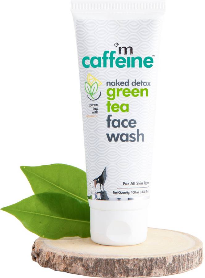 MCaffeine Vitamin C Green Tea  with Hyaluronic Acid | Cleanser for Women & Men Face Wash Price in India