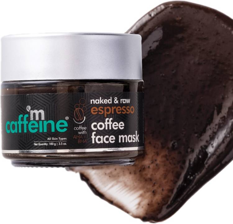 mCaffeine Exfoliating Espresso Face Mask - Coffee Face Pack for Women & Men Price in India