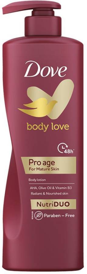 DOVE Body Love Pro Age Body Lotion for Mature Skin Paraben Free Price in India