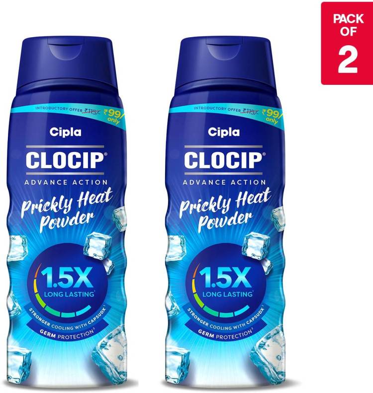 Cipla Clocip Advance Action Prickly Heat Powder Price in India