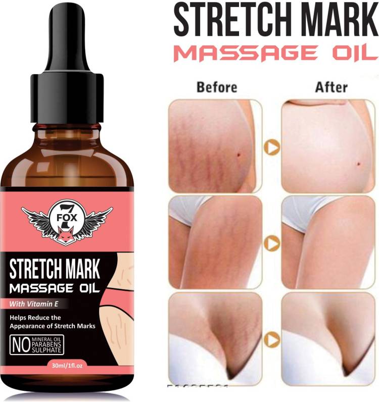 7 FOX Pregnancy Stretch Mark Removal Oil | Scar Removal | Anti Wrinkle- Price in India