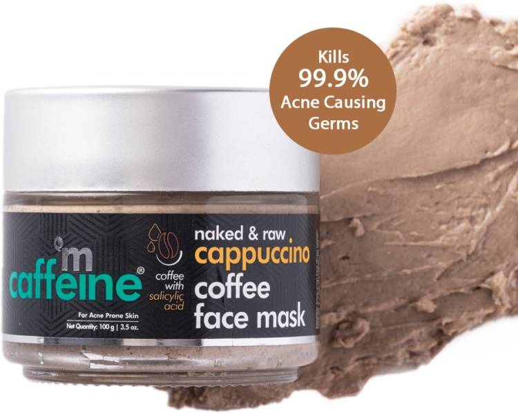 mCaffeine Anti Acne Cappuccino Face Pack Mask - Acne, Pimple & Oil Control | Glowing Skin Price in India