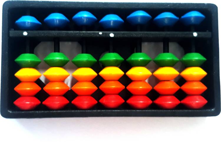 A A Mart Abacus 7 Rod Math Learning Tool for Kids ( Multicolor