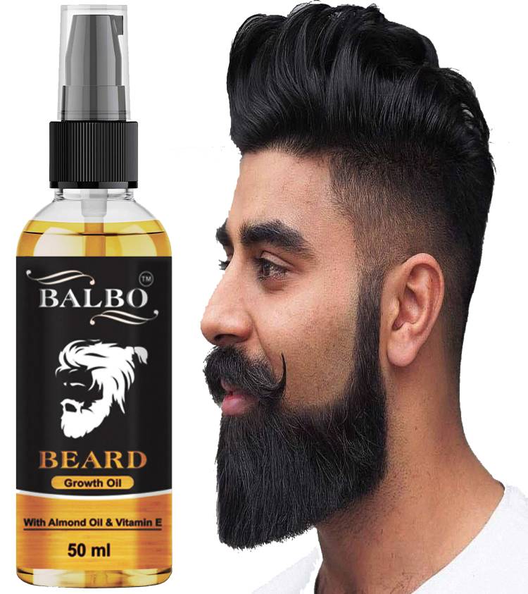BALBO 100% Organic PowerFul & Moustache Beard Growth Oil 50 ml Hair Oil (50 ml) Hair Oil Price in India