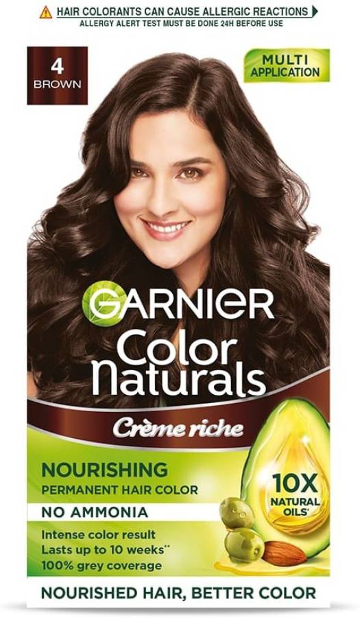 GARNIER Color Naturals Creme , Shade 4, Brown Price in India