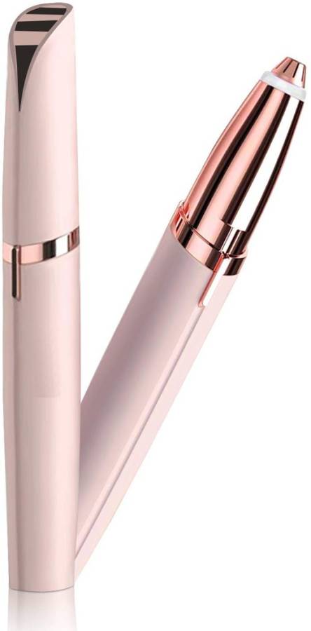 flawless brows Eyebrow Trimmer Finishing Touch Brows Eyebrow Hair Remover Professional Painless Built-in Light Gentle on Any type Skin (Rechargeable) Cordless Epilator Price in India