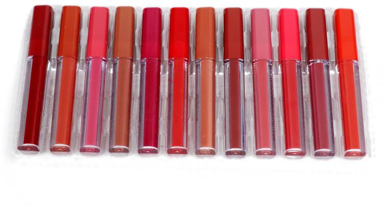 MY TYA Sensational Liquid Matte SuperStay Professional Beauty Lipsticks Set of 12 Price in India