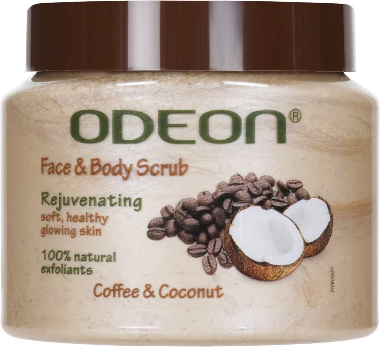 ODEON COFFEE AND COCONUT FACE AND BODY SCRUB 300ML Scrub Price in India
