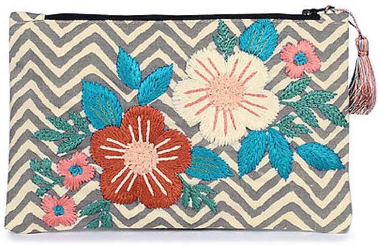 Casual Multicolor  Clutch  - Mini Price in India