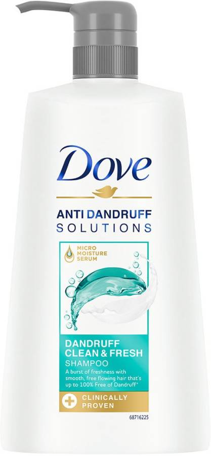 DOVE Clinically Proven Dandruff Clean & Fresh Shampoo Price in India