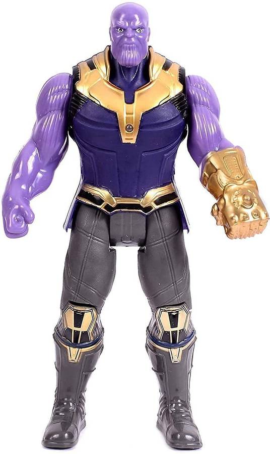 Sharvaya Avengers End Game Thanos Action Figure With Moveable Body Parts With Led Light