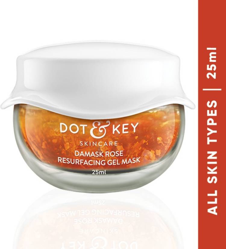 Dot & Key Rose Water, Aloe Vera Hydrating Hyaluronic Gel Mask, boosts collagen Price in India