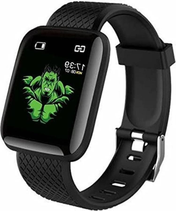 DARKFIT ID116 Plus Smart Screen Tracker Fitness Heart Rate BP Monitor Smartwatch Price in India
