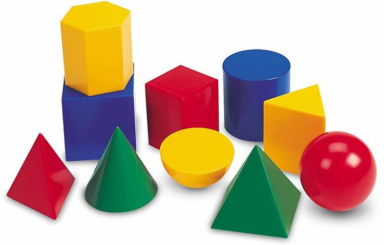 Olympia Games and Toys 3D Geometric Shapes Blocks Games kit for Kids